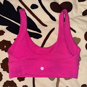 LULULEMOM ALIGN BRA A/B CUP SONIC PINK SIZE 6